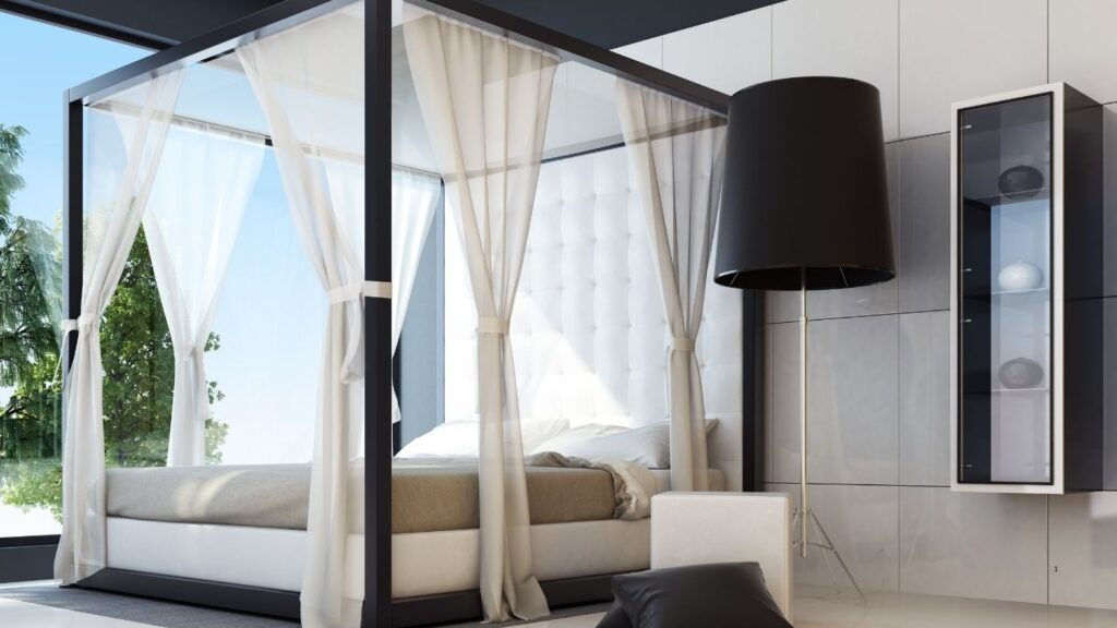 MODERN 4-POSTER BED
