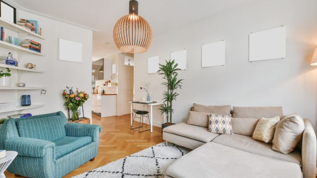 OPEN PLAN LIVING ROOM