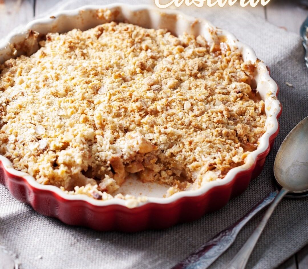 Delicious Apple and Blackberry Crumble