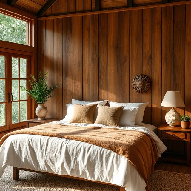 BEAUTIFUL BROWN BEDROOM