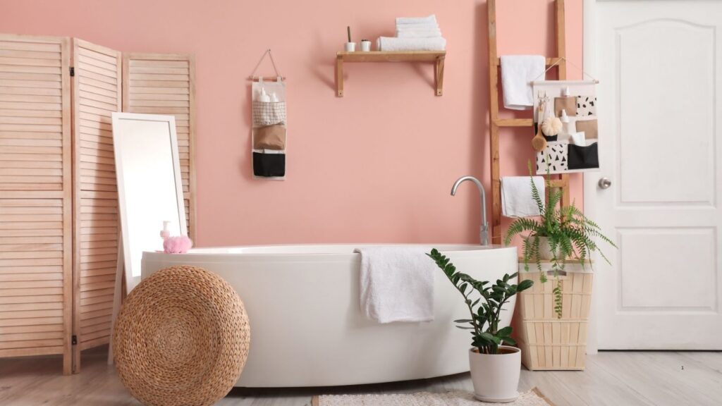 FREE STANDING BATH AND FLOOR TAPS