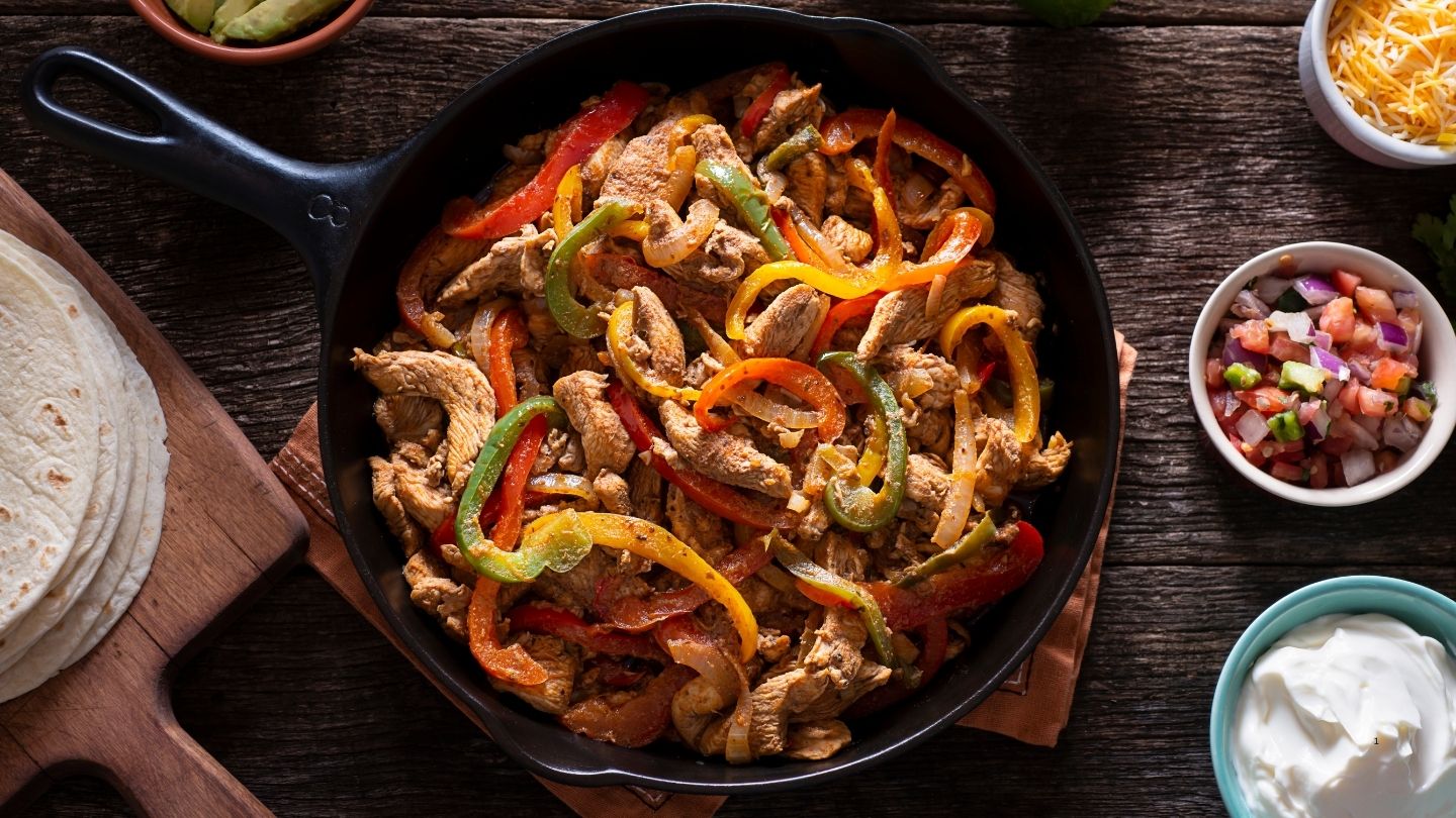 Mexican-Style Leftover Chicken Fajitas