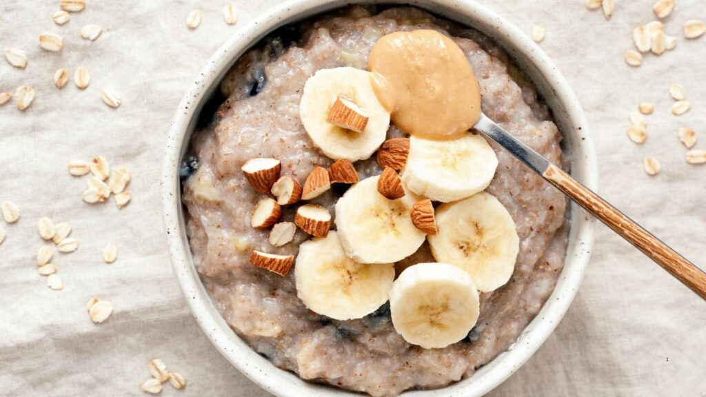 Oatmeal with Banana and Almond Butter