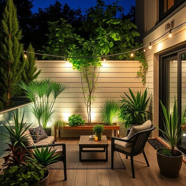 POTTED TREES AND LARGE TROPİCAL PLANTS