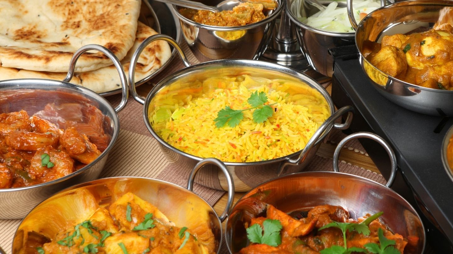 Restaurant Style Indian Meal